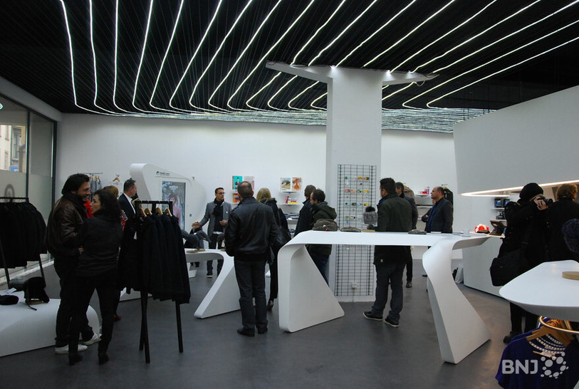 Le magasin d'Heidi.com à Neuchâtel lors de son inauguration en décembre 2013.