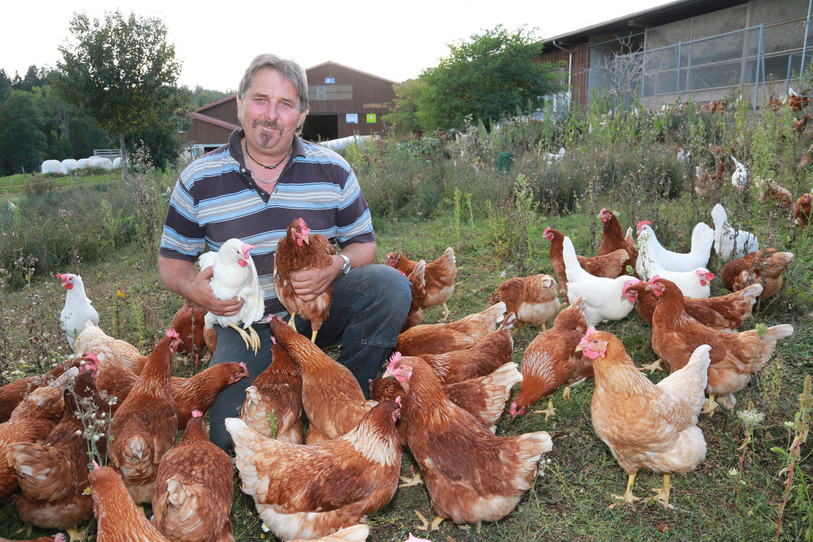 Le président de la Fondation rurale interjurassienne, Noël Saucy. (Photo : Olivier Boillat).