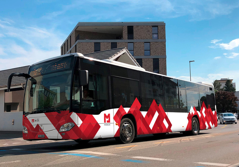 La nouvelle identité des bus jurassiens qui entrera en vigueur en décembre 2021. (Photo : canton du Jura).