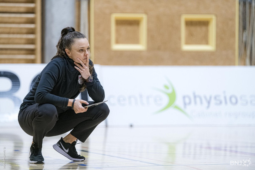 Lauren Bertolacci sera toujours à la tête de la première équipe du NUC en Ligue A de volleyball la saison prochaine. (Photo : archives Jonathan Vallat)