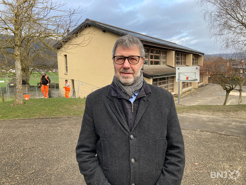 Le conseiller communal en charge des infrastructures et des bâtiments Laurent Amez-Droz.
