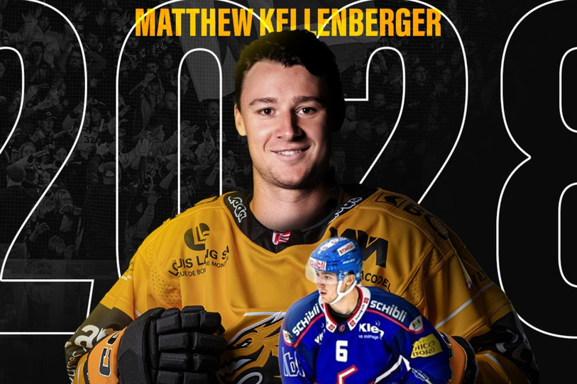 Matthew Kellenberger patinera en jaune et noir lors des deux prochaines saisons. (Photo : HC Ajoie)