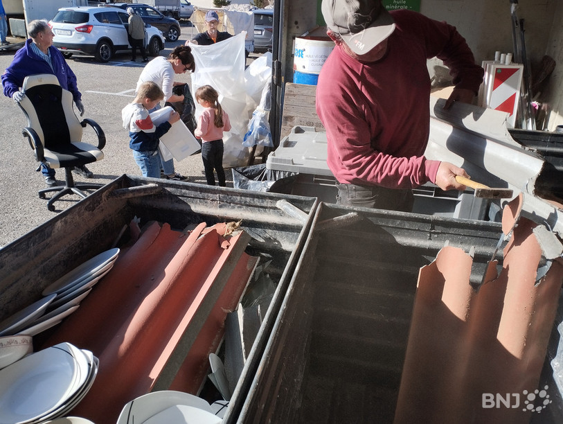 Sur les 296 tonnes de déchets ramassées par Prox-iti, 180 sont des encombrants incinérables.