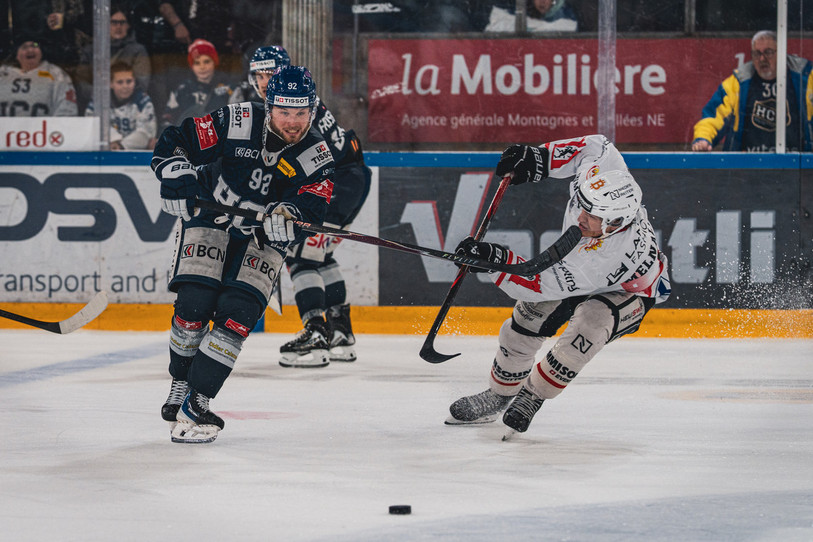 Gilian Kohler a été l'un des buteurs de la soirée pour le HC La Chaux-de-Fonds. (Photo : archives Albin Tissier)