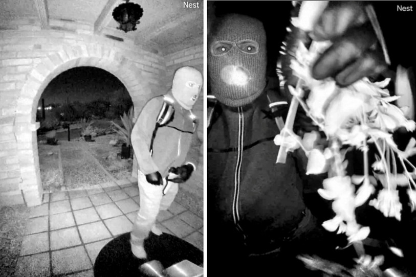 Les autorités ont publié des images du suspect. (Photos : FBI via AP).
