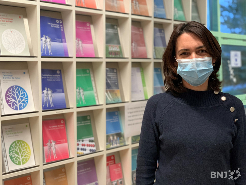 Ludivine Mercier, présidente de la Ligue jurassienne contre le cancer.