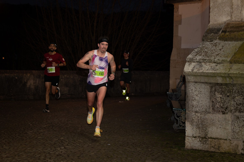 Jérémy Hunt a dominé la course de 7,5 km chez les hommes. (Photo : La Bruntrutaine)