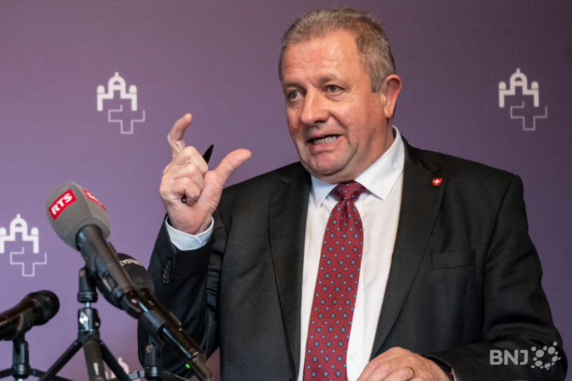 Le président de la commission des finances du Conseil national Jacques Nicolet. (Photo: KEYSTONE/Alessandro della Valle)