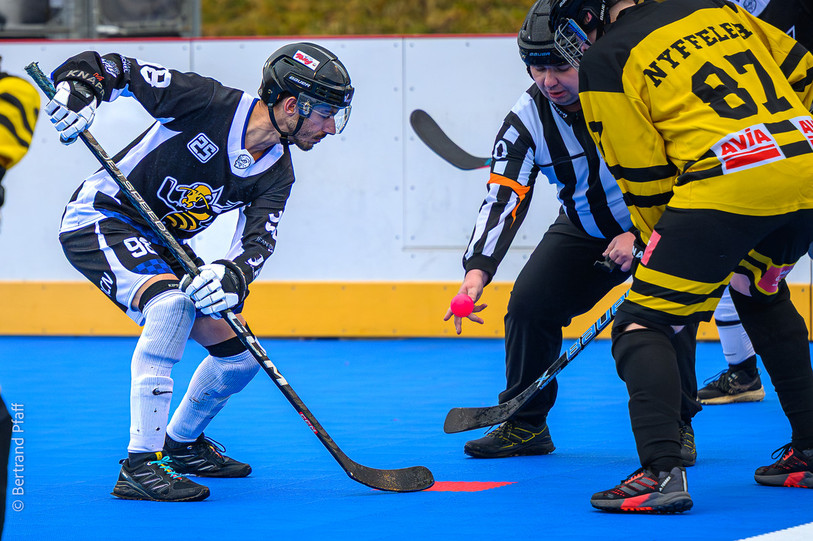 Le Streethockey Club La Chaux-de-Fonds n'a pas fait le poids face à Sierre samedi après-midi. (Photo d'archives : Bertrand Pfaff)