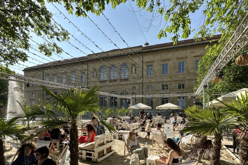 Le Bar La Plage quittera son emplacement actuel pour s’installer dans un nouvel espace au port de Neuchâtel dès la fin du mois. (Photo : Bar La Plage)
