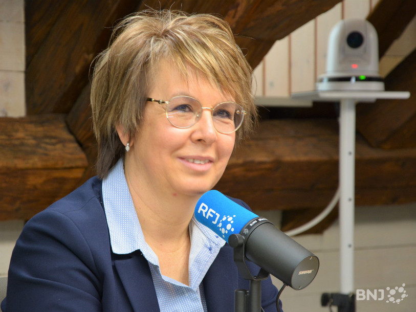 Nathalie Barthoulot a exprimé ses vœux pour 2021 ce jeudi en direct à 12h15.