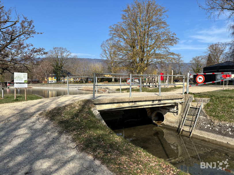 Le pont qui mène à l'île ne peut pas supporter une charge de plus de 3,5 tonnes, rendant l'accès par camion impossible.