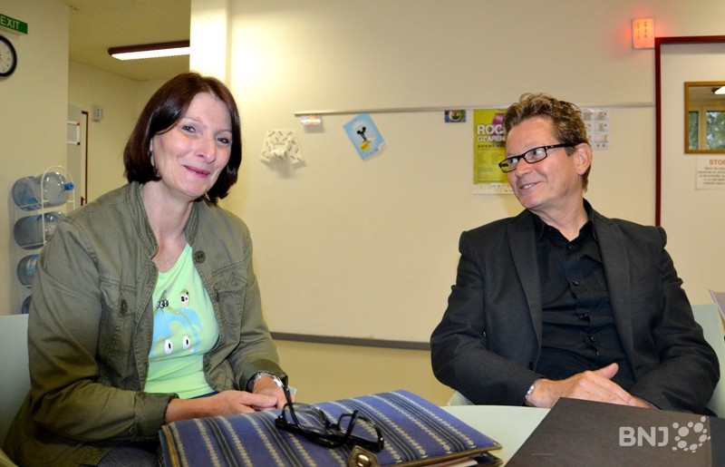 Anne Courvoisier et Sylvain Amstutz.