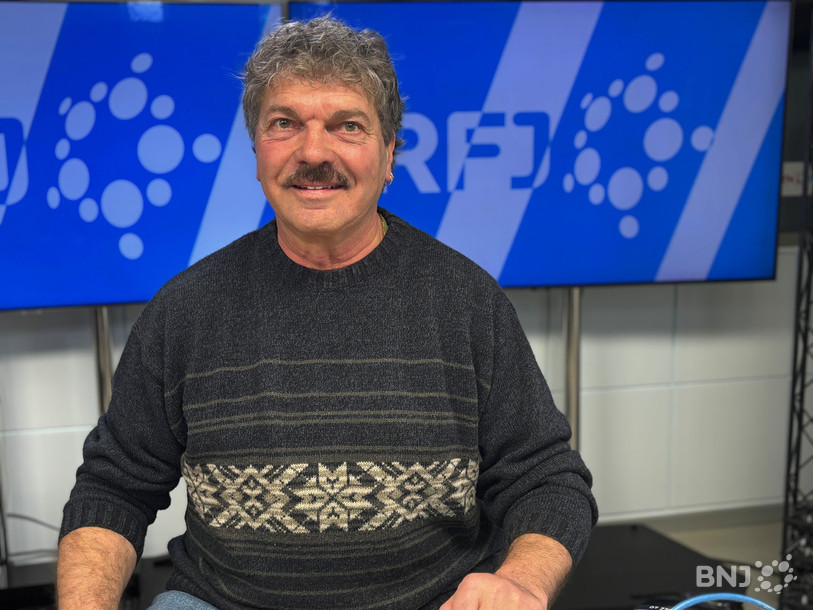 Le président de la société de pêche de Moutier et environs Marc-André Erhat.