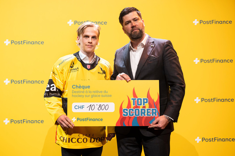 Anttoni Honka a été honoré à Berne. (Photo : Keystone/Anthony Anex)