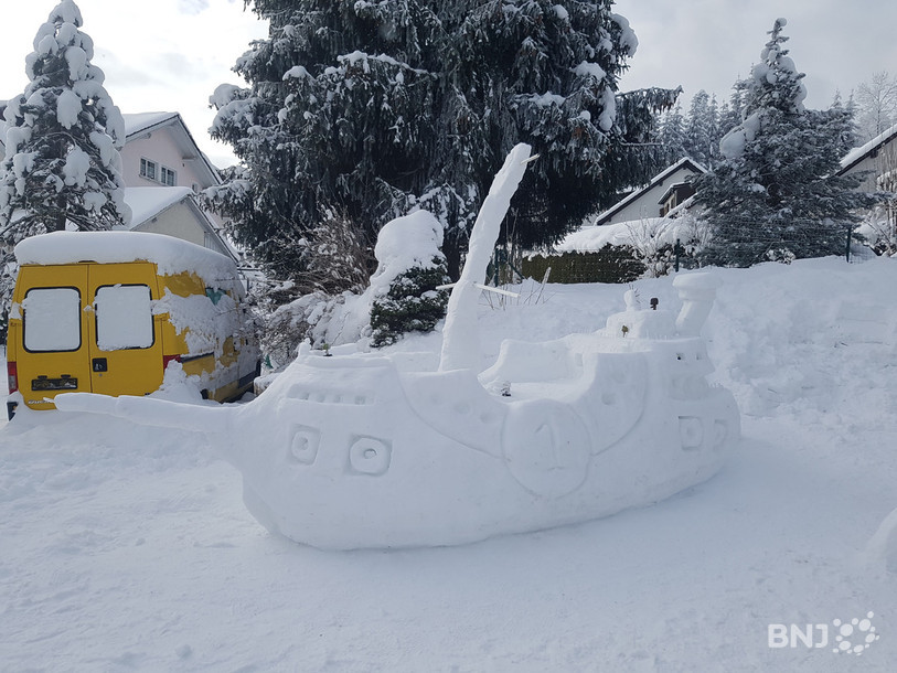 Ce bateau pirate est l'une des premières réalisations de cette nouvelle édition d'Imagineige.