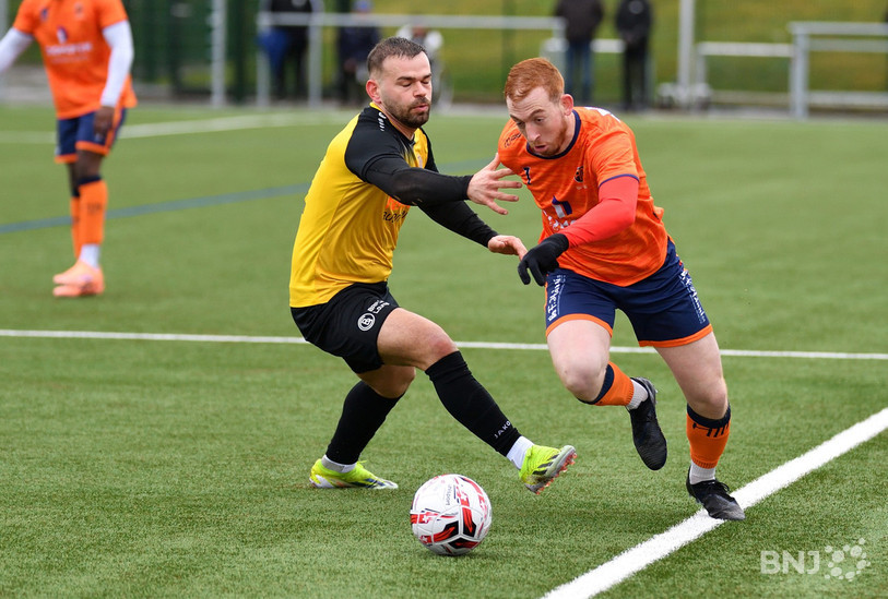 La recrue hivernale Mattéo Philippe a ouvert le score pour le FCAM. (Photo : Georges Henz)