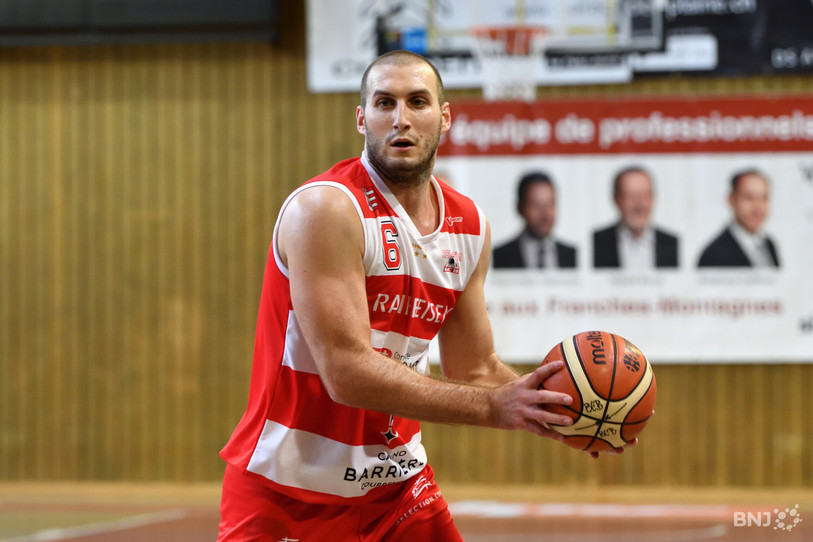 Milos Jankovic a inscrit 21 points et été élu meilleur joueur du match pour le BCB (photo : archives, Georges Henz).