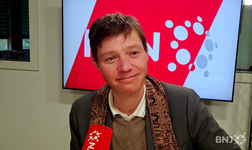 Gabriel Risold, journaliste au Courrier du Val-de-Travers, dans « La Matinale ».