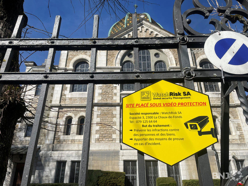 La synagogue de La Chaux-de-Fonds est depuis quelques mois sous vidéosurveillance.