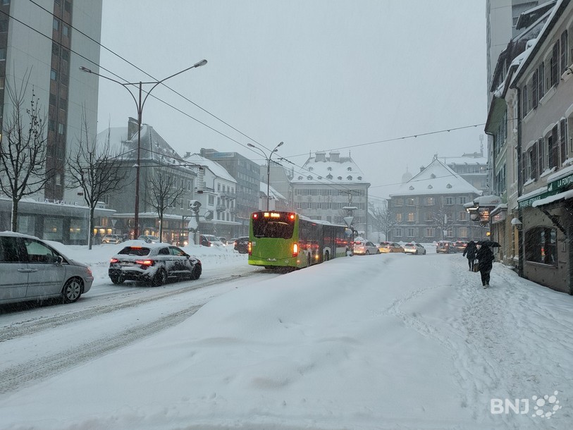 Le Pod à La Chaux-de-Fonds sous la neige (photo : archives).