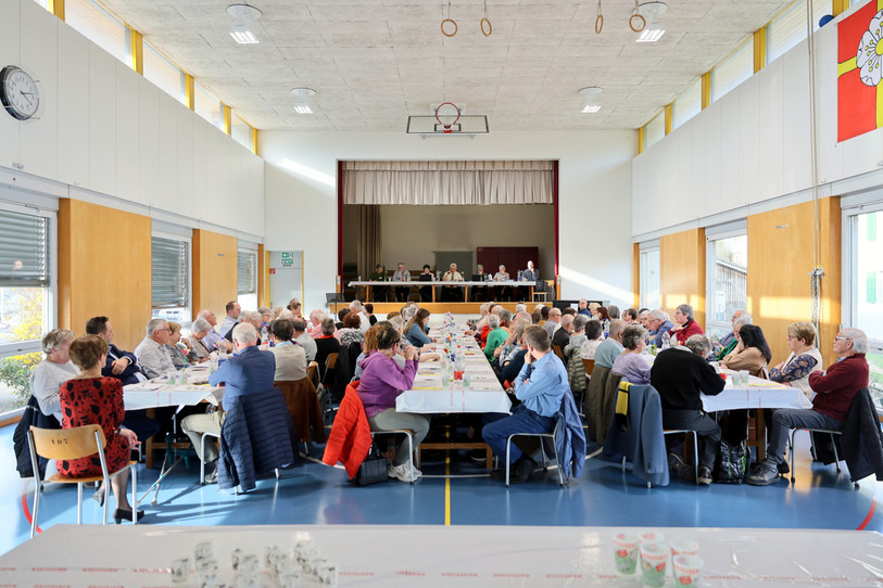 Accueillie par la Sainte-Cécile de La Baroche, l’assemblée a rassemblé 92 délégués représentant 41 sociétés. (Photo : Philippe Girardin.)