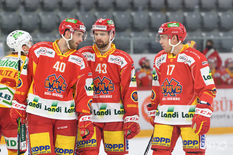 Le HC Bienne ne sortira pas les patins le 2 février. (Photo : archives/Georges Henz).