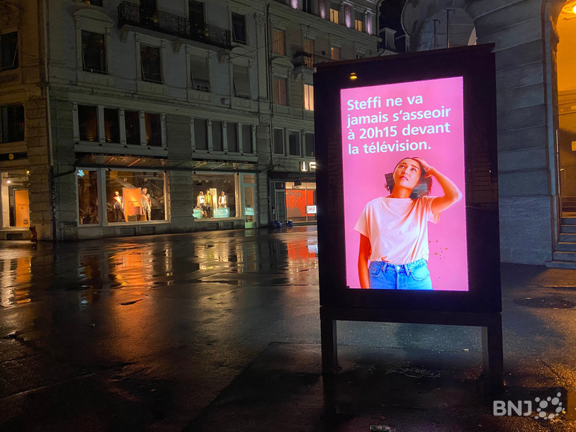 La publicité ne sera pas bannie de l'espace public biennois.