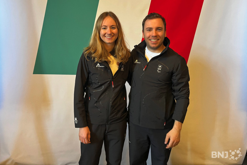 Marianne Fatton et Robin Cuche étaient à l’honneur ce vendredi après-midi au Château de Neuchâtel. 