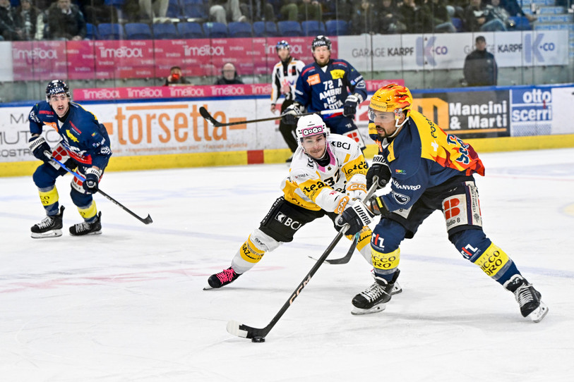 Jerry Turkulainen a fait son retour au jeu ce samedi. (Photo : Keystone/Andrea Branca)