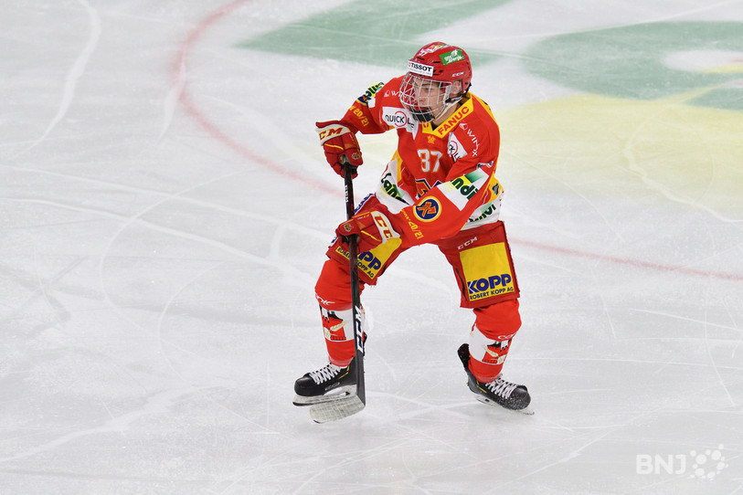Lilian Garessus, convoqué avec l’équipe nationale suisse U20 de hockey sur glace. (Photo : Georges Henz)