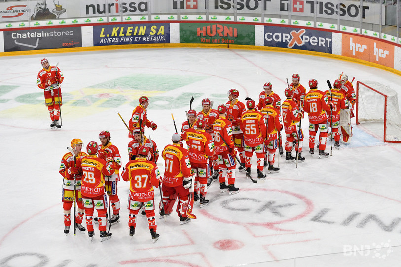 Le HC Bienne sera de retour aux affaires le 13 août. (Photo : archives/Georges Henz).