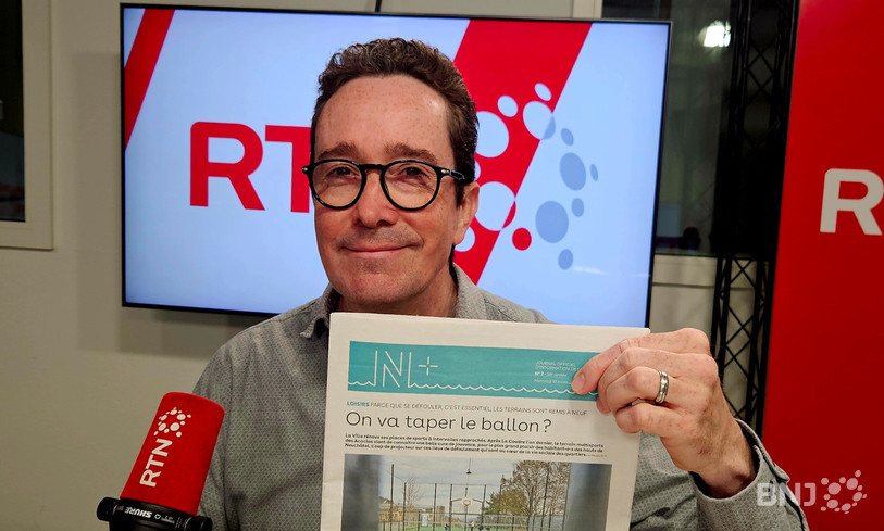 Emmanuel Gehrig, chef du Service de la communication de la Ville de Neuchâtel, dans « La Matinale ».