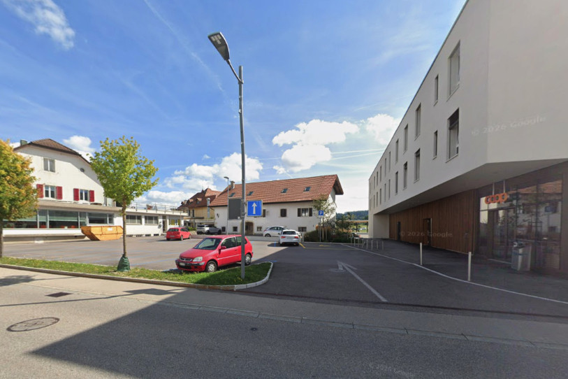 Le Noirmont abritera, à nouveau, un bancomat BCJ. (Photo : Google Maps.)