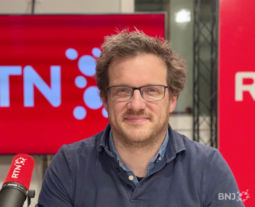 Bernt Frenkel, l’un des deux metteurs en scène de la troupe, mercredi dans La Matinale.