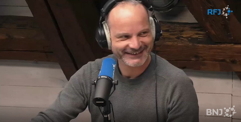 Jérôme Mouttet est tout sourire à l'heure de décrypter l'actualité de la semaine.