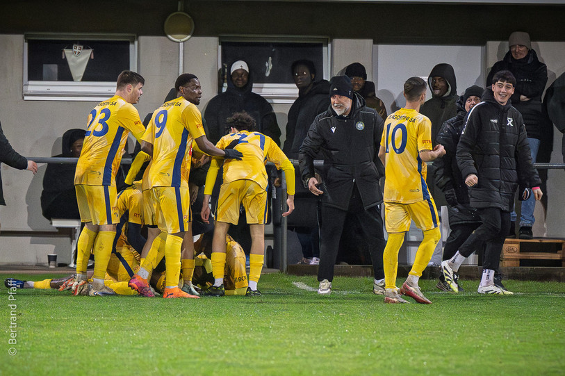 Le FCC a décroché la victoire au bout du suspens samedi en 1re ligue de football contre Lancy (Photo d'archive : Bertrand Pfaff).