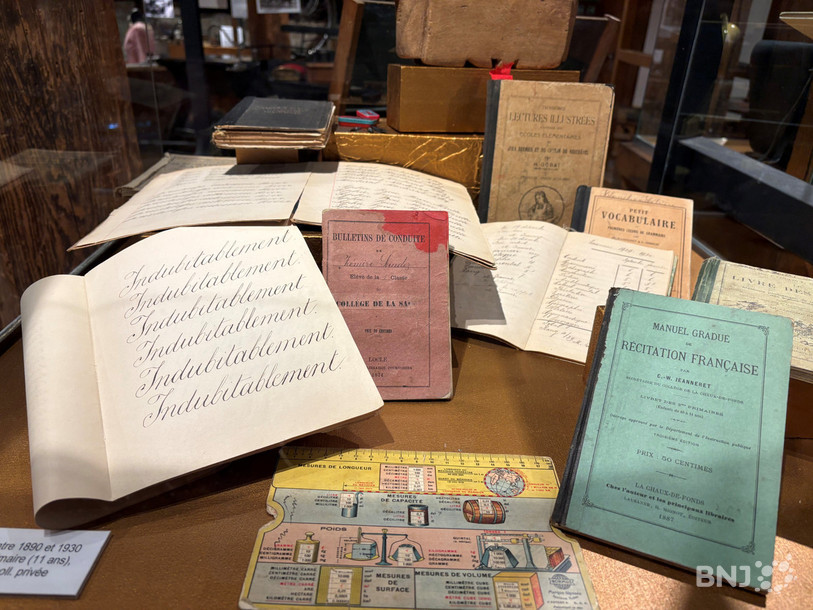 L'école est une des nombreuses thématiques abordées par le Musée paysan dans le cadre de sa nouvelle exposition.
