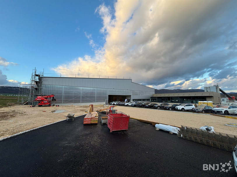 Le nouveau centre logistique des Matériaux Sabag est pratiquement terminé.