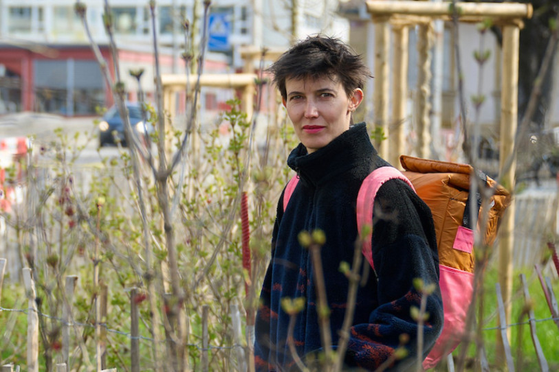 Le projet de l'artiste Camille Mermet a été désigné lauréat du pourcent culturel lié au réaménagement du Clos-de-Serrières. (Photo: David Marchon) 