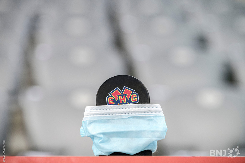 Le HC Bienne est en quarantaine (photo : archives, Jonathan Vallat).