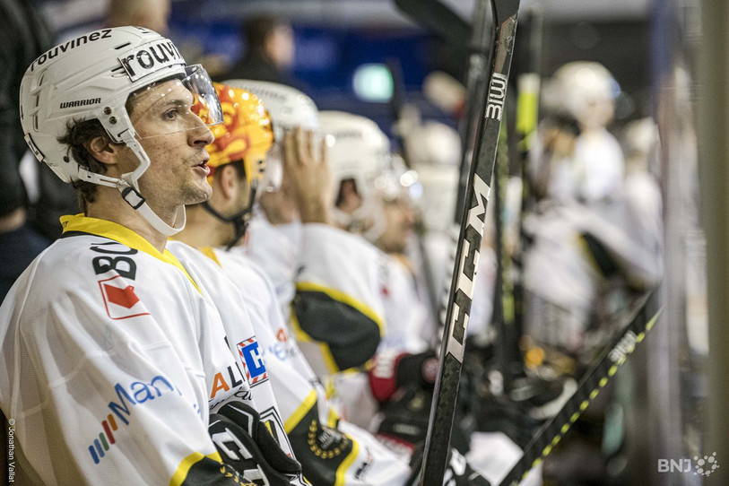 Jonathan Hazen a été l'auteur du 2-2 qui a lancé la folle fin de match du HC Ajoie (photo : archives/Jonathan Vallat).