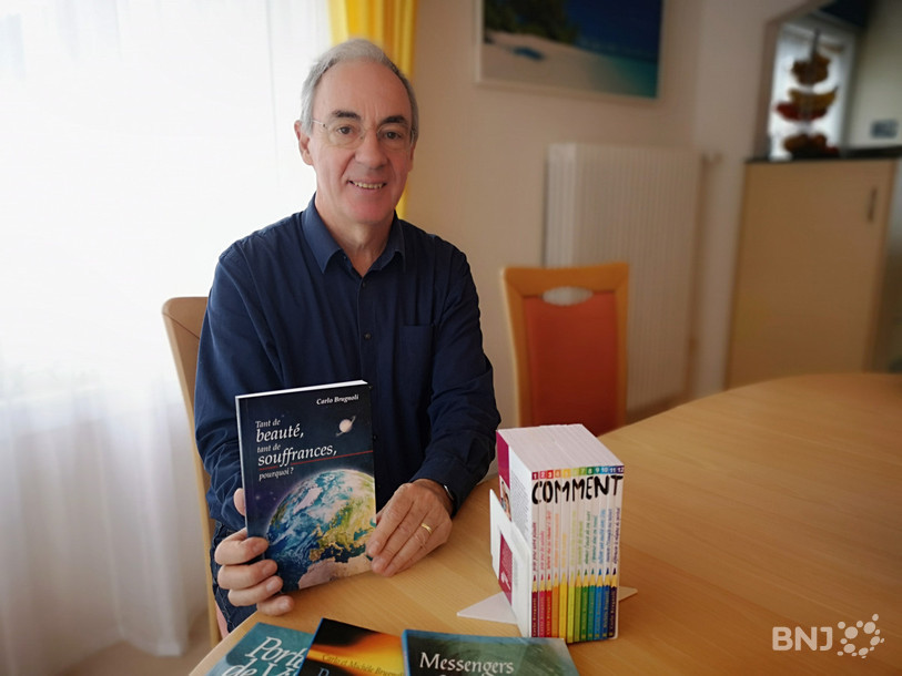 Carlo Brugnoli a rédigé plus d'une dizaine d'ouvrages distribués via sa Mission en Suisse, en France, en Belgique, au Canada ou encore en Afrique