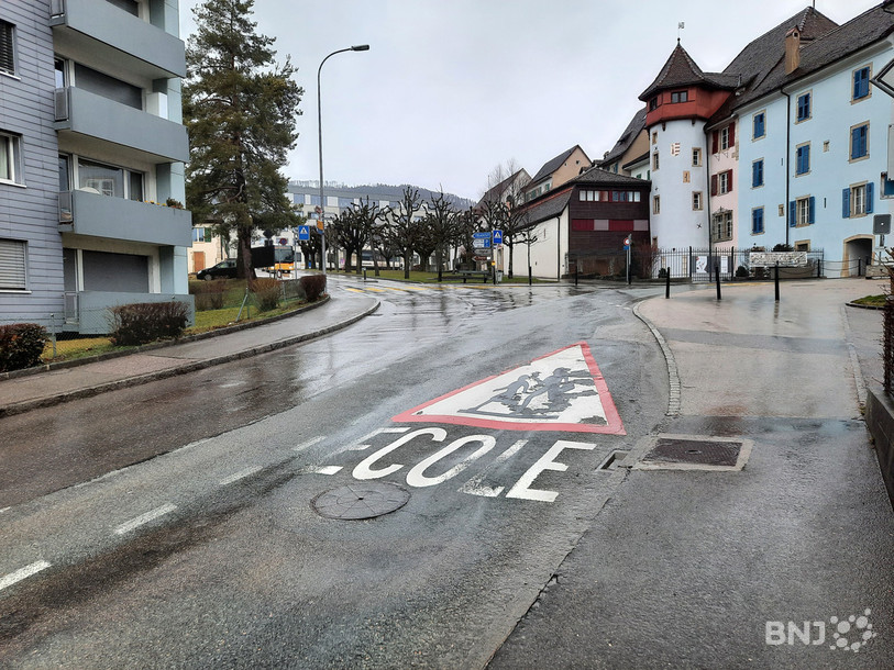 La Route de Porrentruy à Delémont notamment sera temporairement limitée à 30 km/h.