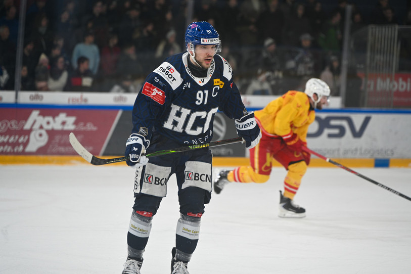 Toms Andersons a marqué un doublé mardi soir avec le HCC. (Photo d'archives : Dimitri Montanarao)