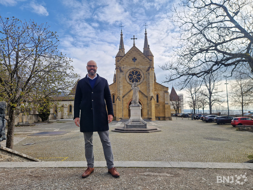 Florian Schubert, pasteur référent de la Collégiale à Neuchâtel, se réjouit de célébrer le culte de Pâques.