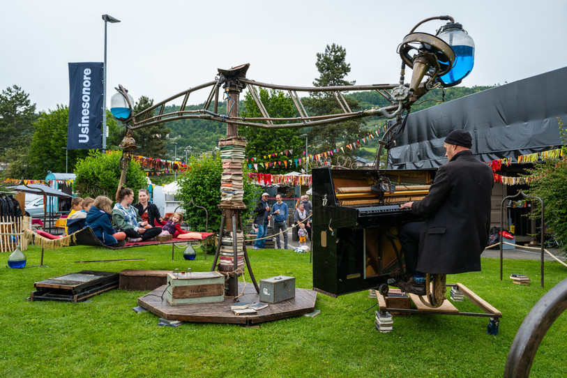 La dernière édition du Festival Usine Sonore, en 2024. (Crédit : Photo de presse Usine Sonore)