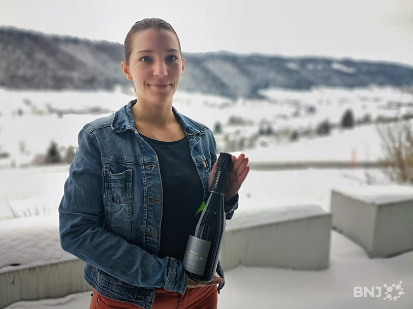 Claire Mojard a décidé de lancer sa société d'importation de champagne il y a quatre ans