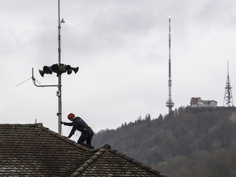 Rien à signaler pour les sirènes du Jura. (Photo : Keystone/Ennio Leanza).