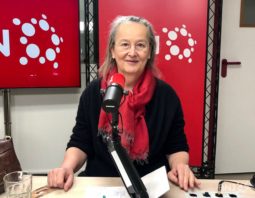 Ariane Racine, une conteuse par téléphone.